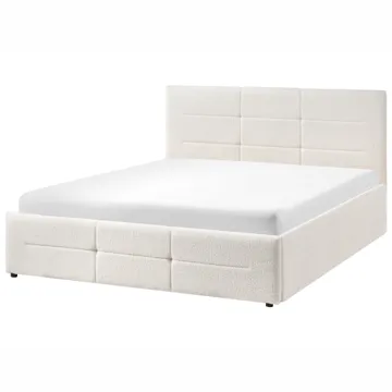 Dubbelsäng Massognes 140x200 cm - Off-White - Möbler - Säng - Säng med förvaring