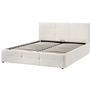 Dubbelsäng Massognes 160x200 cm - Off-White - Möbler - Säng - Säng med förvaring