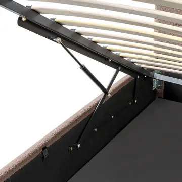 Dubbelsäng Massognes 180x200 cm - Taupe - Möbler - Säng - Säng med förvaring