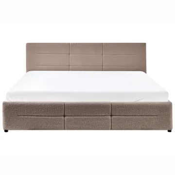 Dubbelsäng Massognes 180x200 cm - Taupe - Möbler - Säng - Säng med förvaring
