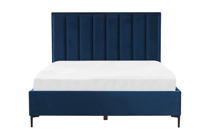 Dubbelsäng med förvaring 160x200 cm SEZANNE - Blå - Dubbelsäng med förvaring - Säng med förvaring