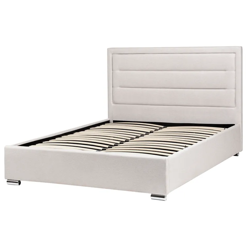 Dubbelsäng med förvaring Rouen 140x200 cm - Ljusbeige - Möbler - Säng - Säng med förvaring