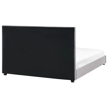 Dubbelsäng med lamellram Rouen 180x200 cm - Mörkgrå - Möbler - Säng - Sängram & sängstomme