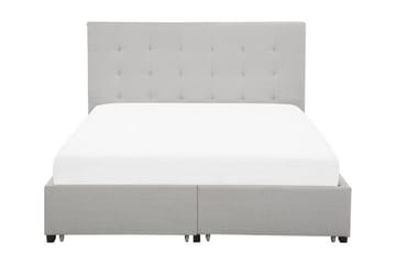 Dubbelsäng Mooneyrow med Förvaring 140x200 - Grå - Möbler - Säng - Säng med förvaring