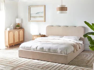 Dubbelsäng Nanterre 180x200 cm - Beige - Möbler - Säng - Säng med förvaring