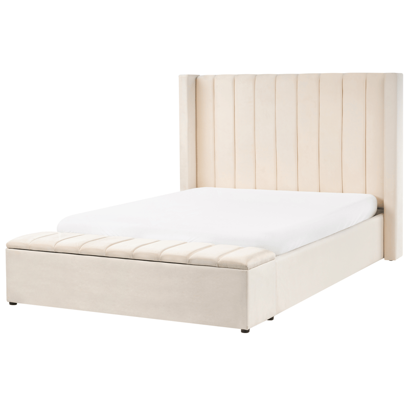 Dubbelsäng Noyers 140x200 cm - Off-White - Möbler - Säng - Säng med förvaring