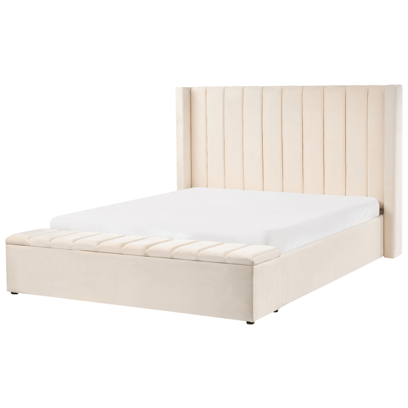 Dubbelsäng Noyers 160x200 cm - Off-White - Möbler - Säng - Säng med förvaring