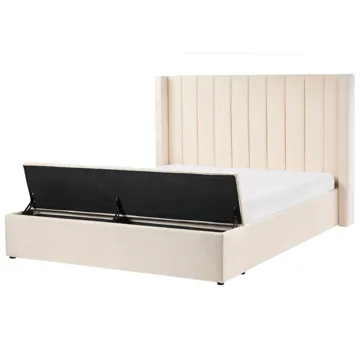 Dubbelsäng Noyers 160x200 cm - Off-White - Möbler - Säng - Säng med förvaring