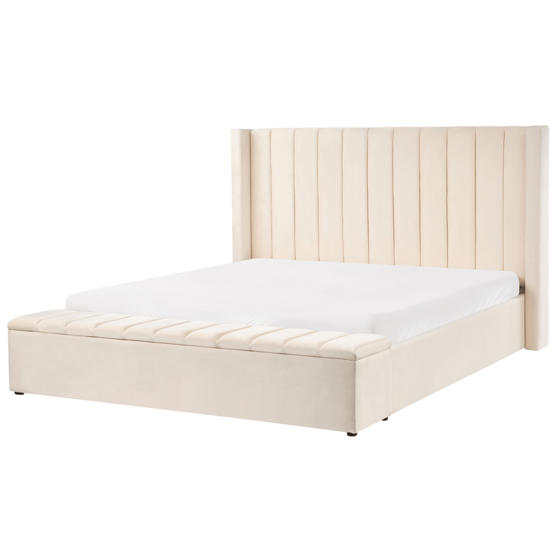Dubbelsäng Noyers 180x200 cm - Off-White - Möbler - Säng - Säng med förvaring