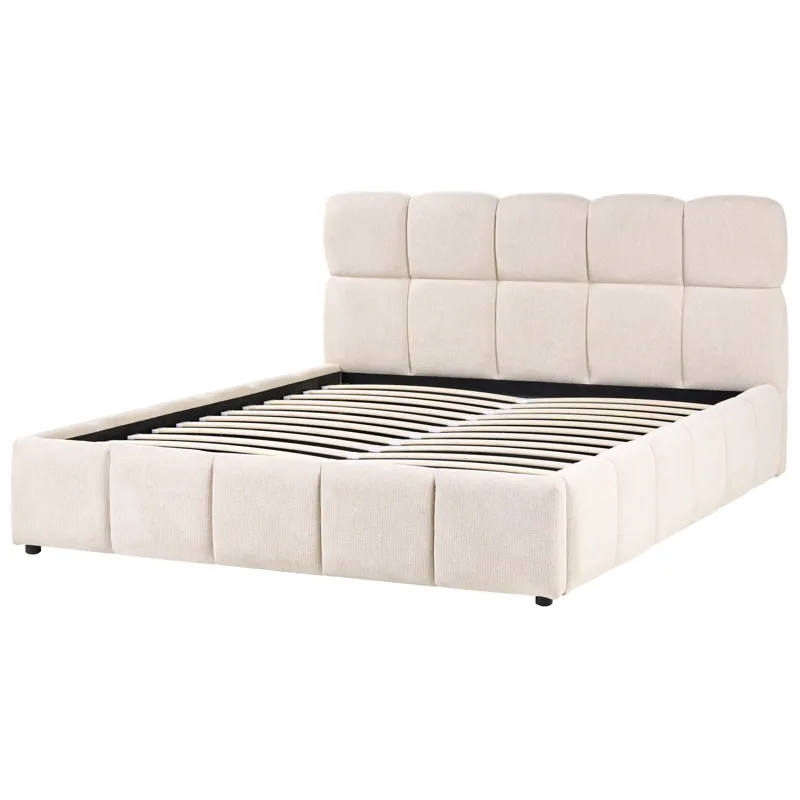 Dubbelsäng Noyon 160x200 cm - Ljusbeige - Möbler - Säng - Säng med förvaring