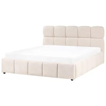 Dubbelsäng Noyon 160x200 cm - Ljusbeige - Möbler - Säng - Säng med förvaring