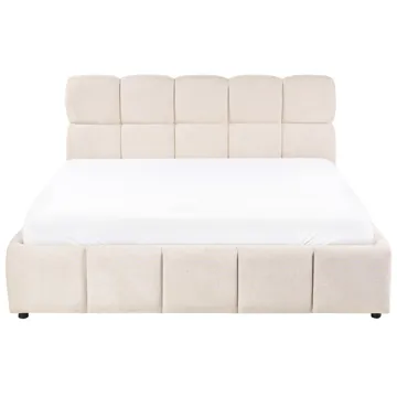 Dubbelsäng Noyon 160x200 cm - Ljusbeige - Möbler - Säng - Säng med förvaring