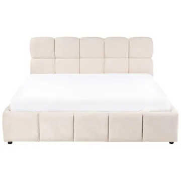 Dubbelsäng Noyon 180x200 cm - Ljusbeige - Möbler - Säng - Säng med förvaring