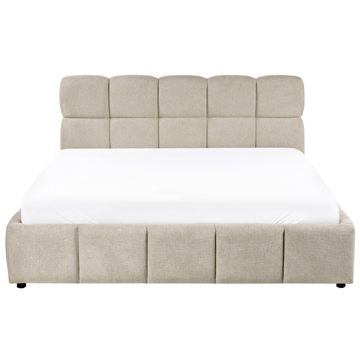 Dubbelsäng Noyon 180x200 cm - Taupe - Möbler - Säng - Säng med förvaring