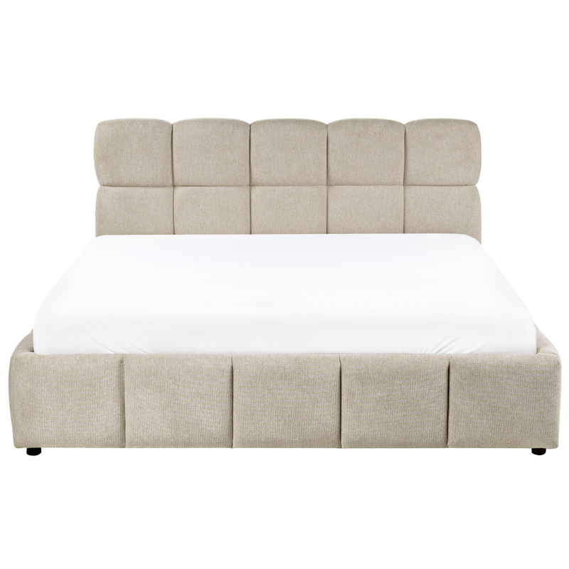 Dubbelsäng Noyon 180x200 cm - Taupe - Möbler - Säng - Säng med förvaring