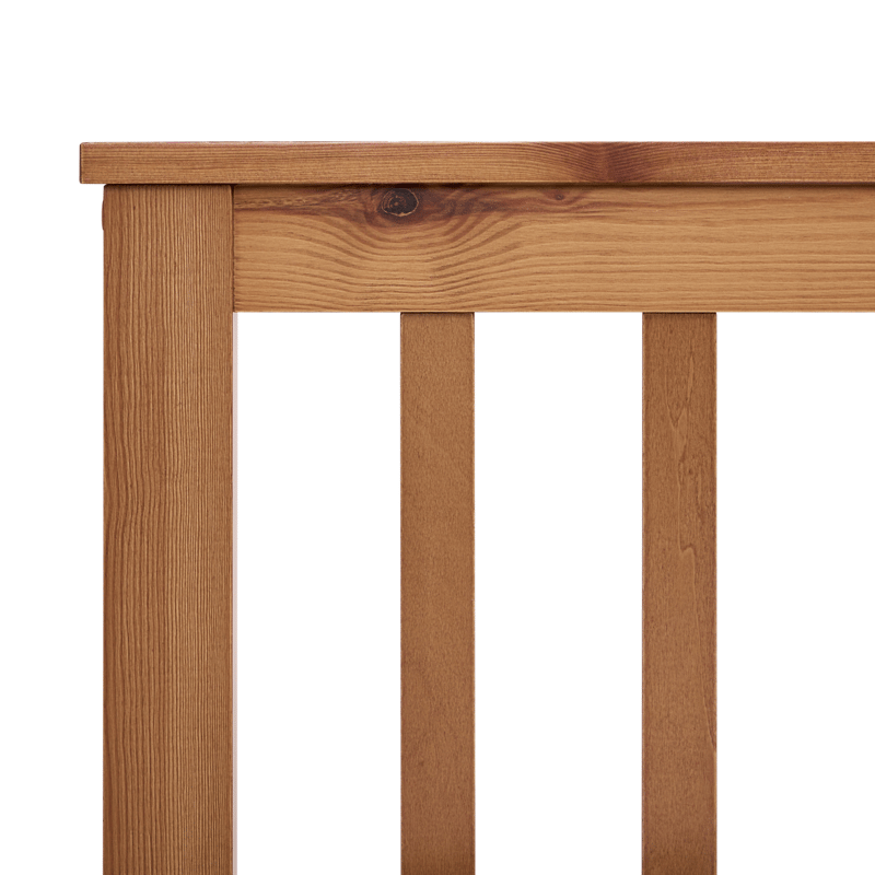 Dubbelsäng Olendon 120x200 - Brun - Möbler - Säng - Sängram & sängstomme
