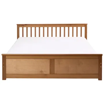 Dubbelsäng Olendon 180x200 - Brun - Möbler - Säng - Sängram & sängstomme