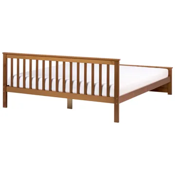 Dubbelsäng Olendon 180x200 - Brun - Möbler - Säng - Sängram & sängstomme