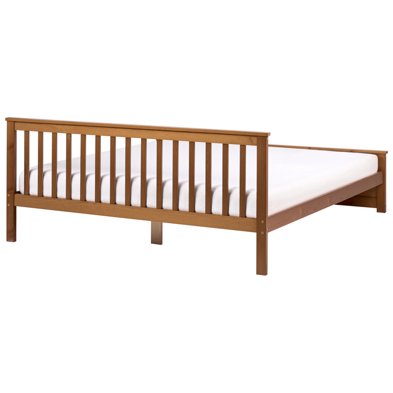 Dubbelsäng Olendon 180x200 - Brun - Möbler - Säng - Sängram & sängstomme