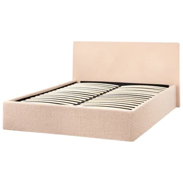 Dubbelsäng Orbey 120x200 cm - Beige - Möbler - Säng - Säng med förvaring