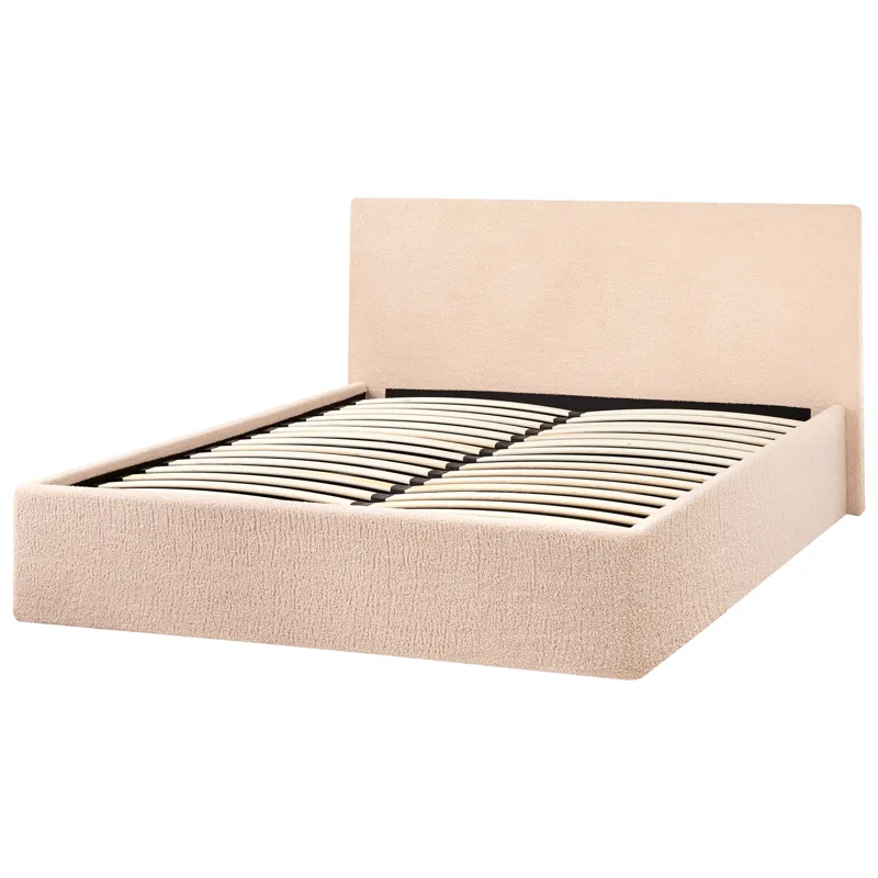 Dubbelsäng Orbey 120x200 cm - Beige - Möbler - Säng - Säng med förvaring