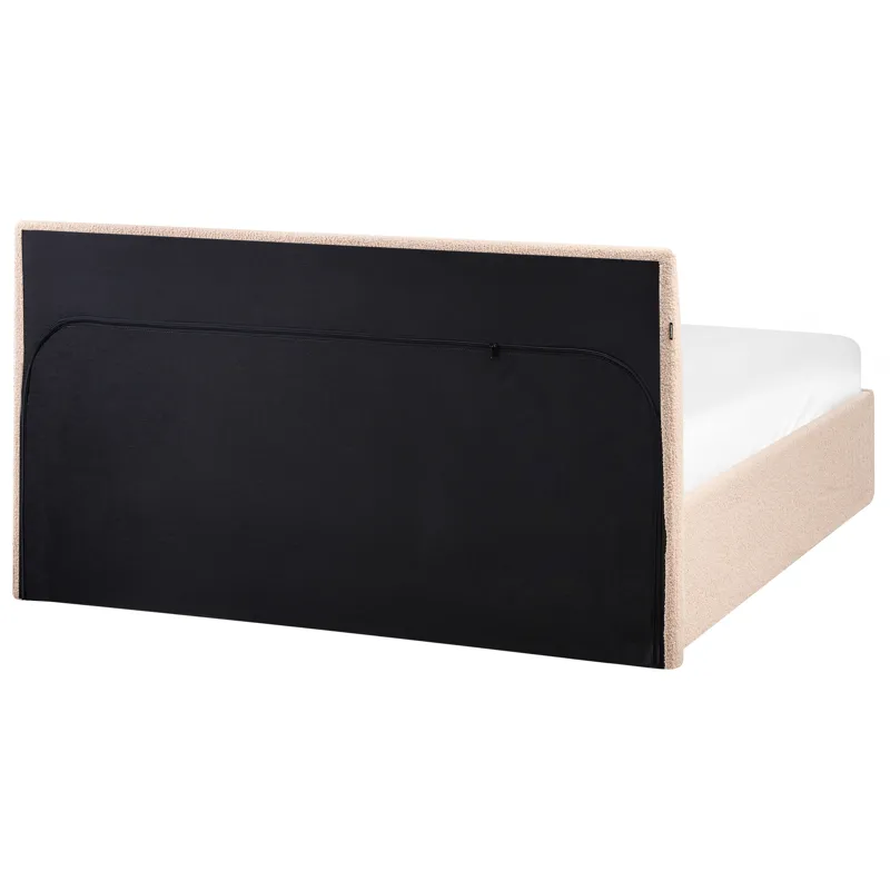 Dubbelsäng Orbey 120x200 cm - Beige - Möbler - Säng - Säng med förvaring