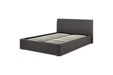 Dubbelsäng Orbey med lamellram Grå, 140x200 cm - Grå, 140x200 cm - Möbler - Säng - Sängram & sängstomme