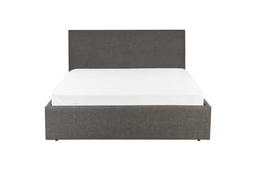 Dubbelsäng Orbey med lamellram Grå, 140x200 cm - Grå, 140x200 cm - Möbler - Säng - Sängram & sängstomme