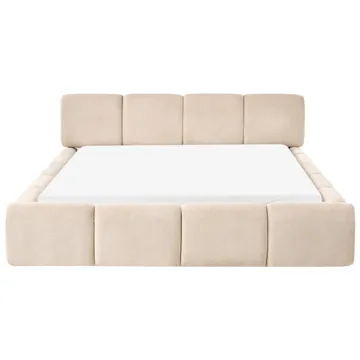 Dubbelsäng Orville 160x200 cm - Taupe - Möbler - Säng - Sängram & sängstomme