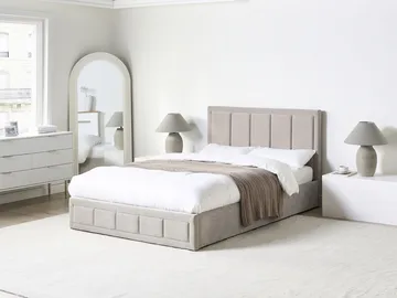 Dubbelsäng Quiberon 140x200 cm - Taupe - Möbler - Säng - Säng med förvaring