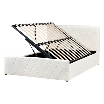 Dubbelsäng Rochefort 140x200 cm - Off-White - Möbler - Säng - Säng med förvaring