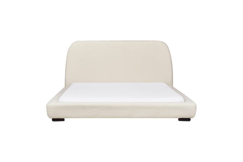 Dubbelsäng Roisel med lamellram 160x200, Bouclé - 160x200, Bouclé - Möbler - Säng - Ramsäng