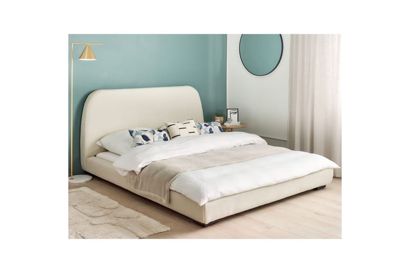 Dubbelsäng Roisel med lamellram 160x200, Polyester - 160x200, Polyester - Möbler - Säng - Ramsäng