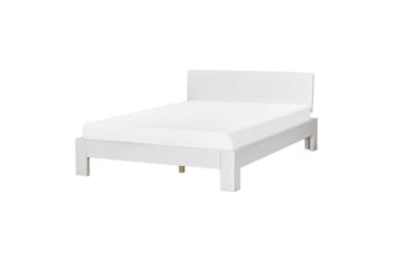 Dubbelsäng Royan med lamellram Vit, 140x200 cm - Vit, 140x200 cm - Möbler - Säng - Sängram & sängstomme