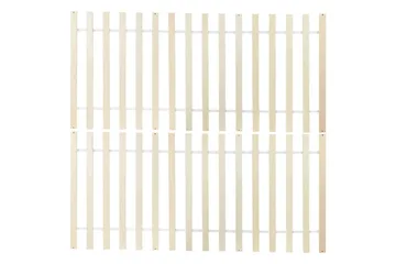 Dubbelsäng Royan med lamellram Vit, 140x200 cm - Vit, 140x200 cm - Möbler - Säng - Sängram & sängstomme