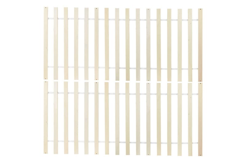 Dubbelsäng Royan med lamellram Vit, 140x200 cm - Vit, 140x200 cm - Möbler - Säng - Sängram & sängstomme