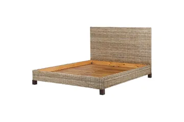 Dubbelsäng Salbris med lamellram 160x200 cm - 160x200 cm - Möbler - Säng - Sängram & sängstomme