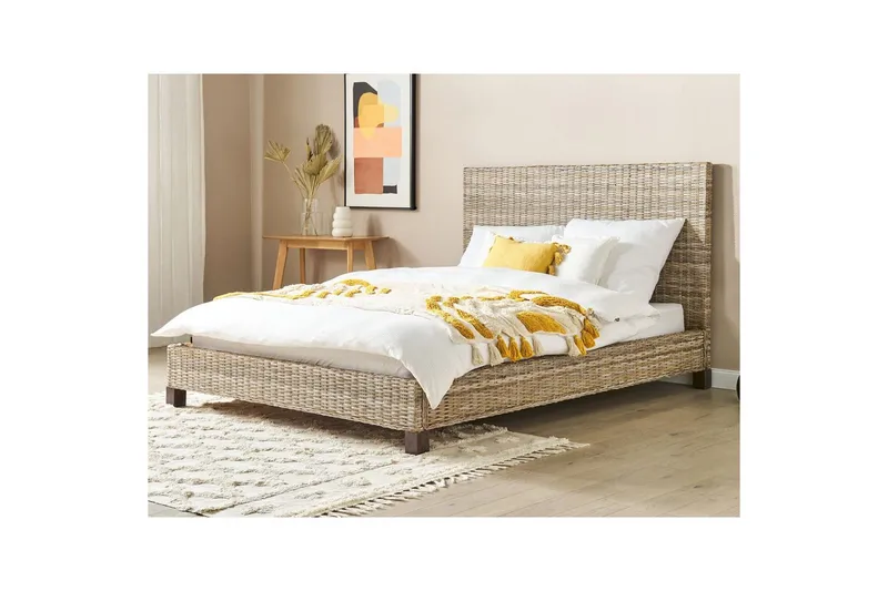 Dubbelsäng Salbris med lamellram 160x200 cm - 160x200 cm - Möbler - Säng - Sängram & sängstomme