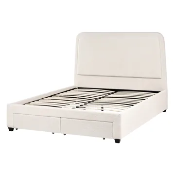 Dubbelsäng Sardent 140x200 - Off-White - Möbler - Säng - Säng med förvaring