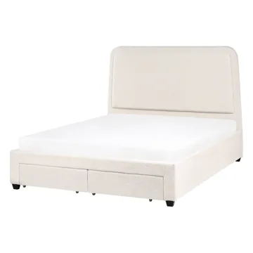 Dubbelsäng Sardent 140x200 - Off-White - Möbler - Säng - Säng med förvaring
