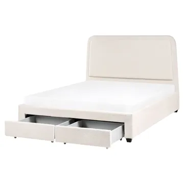 Dubbelsäng Sardent 160x200 - Off-white - Möbler - Säng - Säng med förvaring