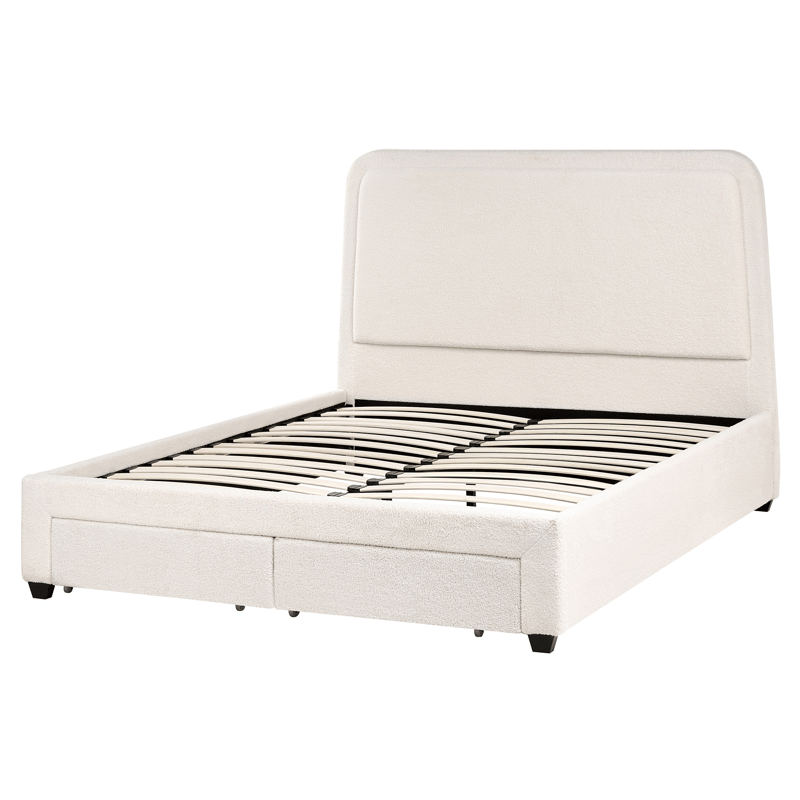 Dubbelsäng Sardent 160x200 - Off-white - Möbler - Säng - Säng med förvaring
