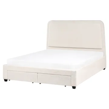 Dubbelsäng Sardent 160x200 - Off-white - Möbler - Säng - Säng med förvaring