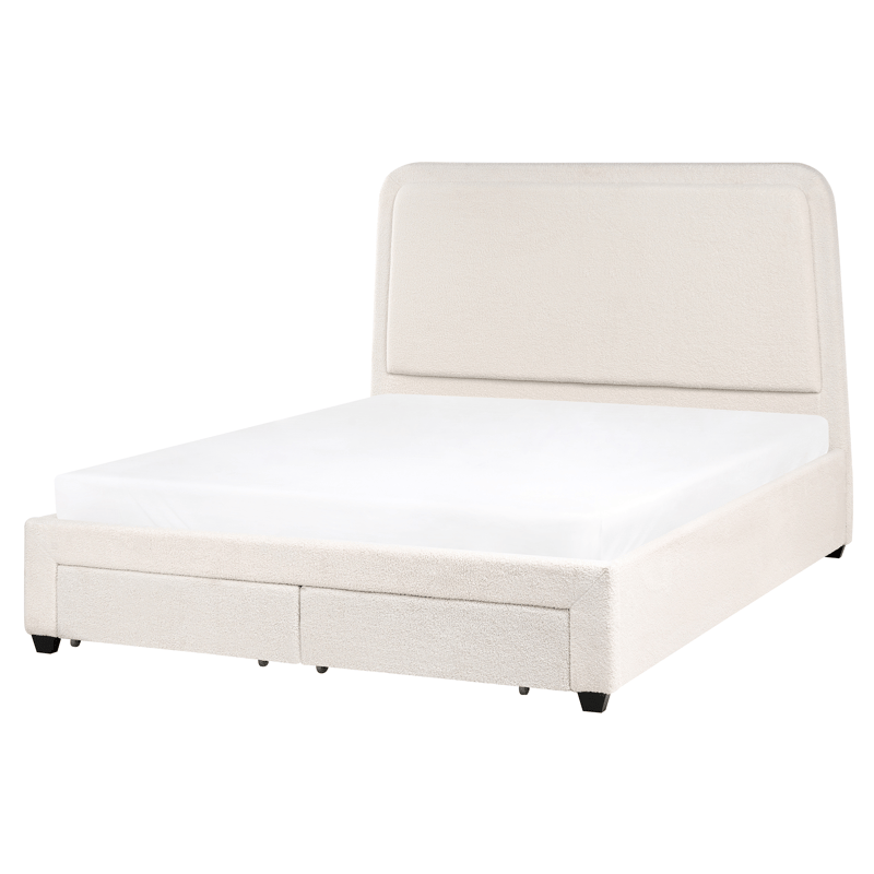 Dubbelsäng Sardent 160x200 - Off-white - Möbler - Säng - Säng med förvaring