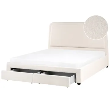 Dubbelsäng Sardent 180x200 - Off-White - Möbler - Säng - Säng med förvaring
