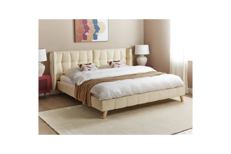 Dubbelsäng Senlis med lamellram 180x200 cm - 180x200 cm - Möbler - Säng - Sängram & sängstomme