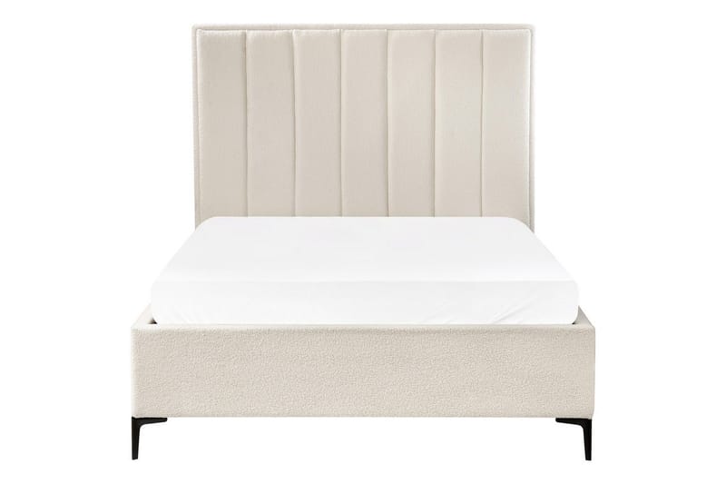 Dubbelsäng Sezanne med lamellram Vit-Svart, 140x200 cm - Vit-Svart, 140x200 cm - Möbler - Säng - Säng med förvaring