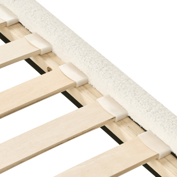 Dubbelsäng Soulisse 180x200 cm - Off-White - Möbler - Säng - Sängram & sängstomme