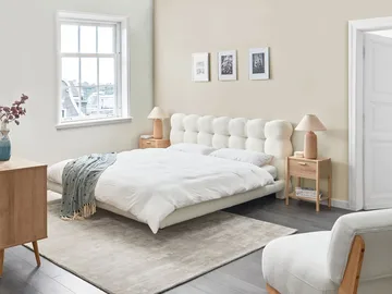 Dubbelsäng Soulisse 180x200 cm - Off-White - Möbler - Säng - Sängram & sängstomme