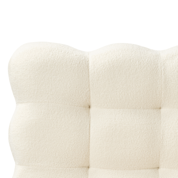 Dubbelsäng Soulisse 180x200 cm - Off-White - Möbler - Säng - Sängram & sängstomme